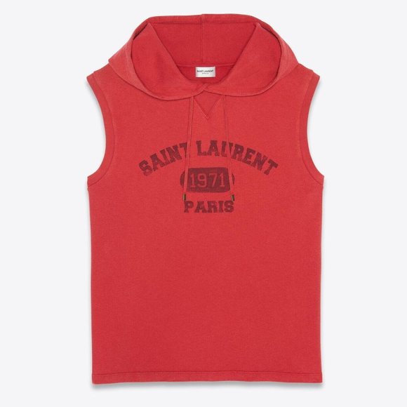 Saint Laurent Other - Saint Laurent Paris 1971 Sans Manches Hoodie Sleeveless Hoodie